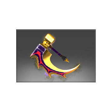 Golden Offhand Basher of Mage Skulls