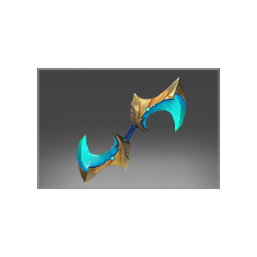 Inscribed Emeraldine Glaive