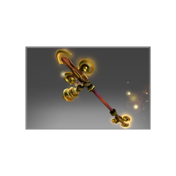 Inscribed Golden Staff of Gun-Yu