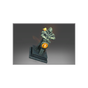 Inscribed Knight Statue