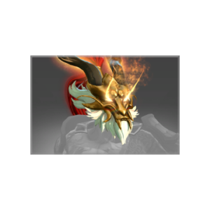 Inscribed Mask of the Demon Trickster