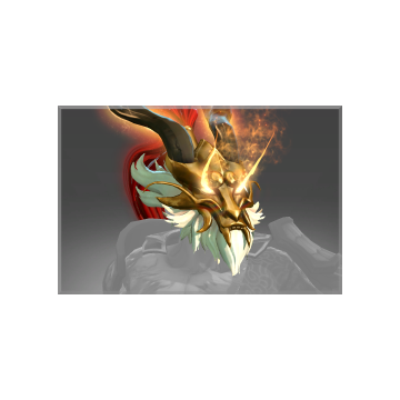 Inscribed Mask of the Demon Trickster