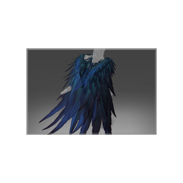 Inscribed Ravencloak - Back