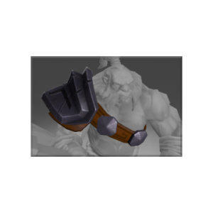 Inscribed Saberhorn's Pauldron